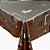TOALHA MESA METALIZADA MARROM MOD6135D 13,7M X METRO PLASTCO - Imagem 1