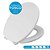 ASSENTO ALMOFADADO OVAL CLICK BRANCO ASTRA TPK2/CK*BR-FOS - Imagem 1