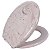 ASSENTO ALMOFADADO OVAL MARMORIZADO BEGE ASTRA TPKM*BG-MM - Imagem 1