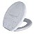 ASSENTO ALMOFADADO OVAL MARMORIZADO CINZA ASTRA TPKM*CZ-MM - Imagem 1