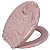 ASSENTO ALMOFADADO OVAL MARMORIZADO ROSA ASTRA TPKM*RS-MM - Imagem 1