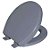 ASSENTO RIGIDO OVAL SOFT CLOSE CINZA ASTRA TOV/SC*CZ - Imagem 1