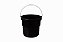BALDE PLASTICO 8 LITROS PRETO ASTRA - Imagem 1