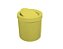 CESTO MULTIUSO C/TAMPA BASCULANTE 6L SOLAR AMARELO ASTRA - Imagem 1