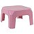 MINI BANQUETA 30X30X20CM ROSA ASTRA BF2*RS1 - Imagem 1