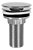VALVULA LAVATORIO 7/8" CLICK C/ CAPA INOX ASTRA - Imagem 1
