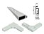 KIT ACESSORIOS TELA FACIL BRANCA PARA PERFIL - Imagem 1