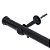 KIT VARAO SIMPLES 2,00MT PRETO ALUMARK - Imagem 1