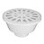 CAIXA SIFONADA 100X38X40MM REDONDO BRANCO TIGRE - Imagem 1