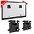 SUPORTE TV (A) FIXO CLICK 3 EM 1 26" A 56" C/INCLINACAO PRETO MULTIVISAO - Imagem 1