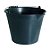 BALDE PLASTICO 12L THOMPSON PRETO - Imagem 1