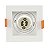 SPOT EMBUTIR RECUADO MR11 BRANCO C/SOQ GU10 7,5X7,6X4,1CM GAYA 8246 - Imagem 1