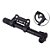 BOMBA PARA BICICLETA DE NYLON 23CM PRETO - Imagem 1
