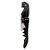 SACA ROLHA DE INOX 12CM MULTIUSO PRETO - Imagem 1
