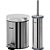LIXEIRA REDONDA 5L INOX COM ESCOVA VONDER - Imagem 1
