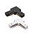 CONECTOR TIPO L TRILHO ELETRIFICADO PRETO LUMANTI - Imagem 1