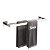 PORTA TOALHA METAL DUPLO POLIDO 61CM TELCA 74302 - Imagem 1