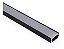 PERFIL LED SOBREPOR 3 METROS 17 X 7MM PRETO FOSCO LUMANTI - Imagem 1