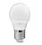 LAMPADA BOLINHA LEITOSA G45 LED 4W 2400K AMBAR E27 AUTOVOLT 400 LUMENS LUMANTI LLBO204A - Imagem 1