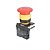 BOTAO EMERGENCIA MARGIRIUS COGUMELO CURTO GIRAR 1NF VERMELHO - Imagem 1