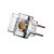 PINO PROTETOR SURTO 2P 10A MARGIRIUS CRISTAL  PPS1-4K5 - Imagem 1