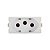 MODULO SLEEK TOMADA 2P+T 20A-250V BRANCO MARGIRIUS - Imagem 1