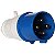 PLUGUE MACHO 3P+T MARGIRIUS 250V 16A AZUL - Imagem 1