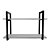 KIT PRATELEIRA INDUSTRIAL 2 NIVEIS 60 X 39,5 X 24,4CM LAMINA MEL MULTIVISAO - Imagem 1