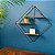 NICHO ARAMADO LOSANGULAR C/PRAT. DOBRAVEL 49 X 49 X 12,5CM PRETO MULTIVISAO - Imagem 1