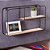 NICHO ARAMADO RETANGULAR C/PRAT. DOBRAVEL 52 X 29 X 10,5CM PRETO MULTIVISAO - Imagem 1
