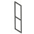 SUPORTE INDUSTRIAL MODULARE 2 NIVEIS 29,4 X 71 X 2,0 CM PRETO MULTIVISAO - Imagem 1