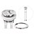 BOTAO ACIONADOR HASTES DUAL FLUSH CENSI 9546 - Imagem 1