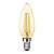 LAMPADA LED VINTAGE VELA C35 LED FILAMENTO 4W 2400K E-14 AUTOVOLT 440 LUMENS - Imagem 1