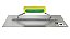 DESEMP. ACO INOX LISA 12X40CM 5REB VD/AM GALO 309/00 - Imagem 1