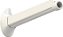 BRACO CHUVEIRO 30 CM BRANCO ZAGONEL - Imagem 1