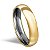 Aliança em Ouro 18k Envelopada 5mm 6101 - Imagem 1