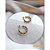 BRINCO ENTRELAÇADO BANHADO EM OURO 18K BRF774 - Imagem 1
