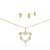 CONJUNTO BANHADO A OURO 18K CJFC-01234 - Imagem 1