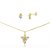 CONJUNTO BANHADO A OURO 18K CJFC-01232 - Imagem 1