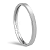 Aliança em Prata 950 Anatômica Reta Lisa 2MM R2 - Imagem 1