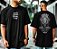 Rei dos Reis Camiseta Cristã Oversized Preta Evangelho Leão de Judá - Imagem 3