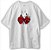 Coração Sagrado e Coração Imaculado Camiseta Cristã Oversized Jesus e Maria - Imagem 4