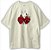 Coração Sagrado e Coração Imaculado Camiseta Cristã Oversized Jesus e Maria - Imagem 5