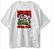 Salve Jorge Camiseta Cristã Oversized Com Guerreiro o inimigo treme. São Jorge - Imagem 4