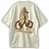 Rogai por Nós Blessed Camiseta Cristã Oversized Jesus Cristo Mão em terço - Imagem 1