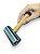 Rolo Cola Borda de Couro Compressor Metal Ferramenta 100mm - Imagem 2