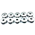 Kit 20 Bobinas Metal Reta Lisa Máquina Industrial Costura - Imagem 2