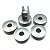 Kit 50 Bobinas Metal Reta Lisa Máquina Industrial Costura - Imagem 3