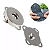 Kit 50 Botões Imantado Magnético Fecho cor Níquel 18mm Imã - Imagem 3