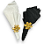 Kit 6 Porta Guardanapos Flor Lírio Anel Luxo Mesa Posta - Imagem 1